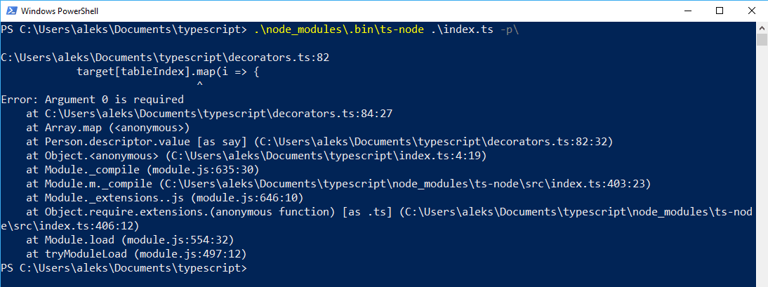 argument decorator result